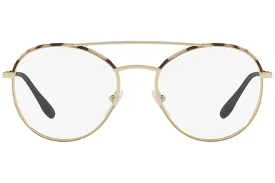 Authentic Prada 55UV - UAO1O1 Eyeglasses Spotted Opal Brown/Pale Gold*NEW* 51mm 2