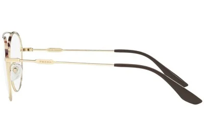 Authentic Prada 55UV - UAO1O1 Eyeglasses Spotted Opal Brown/Pale Gold*NEW* 51mm 3