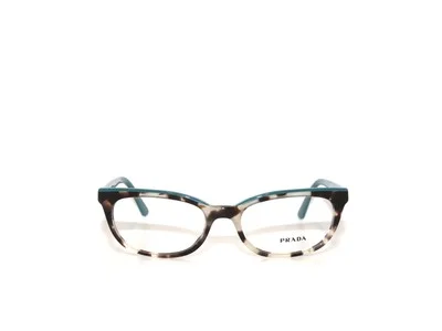 Prada 13VV 13 10 475-1O1 51 Spotted Brown Opal Green Eyeglasses 3