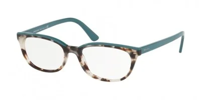 PRADA Catwalk PR 13VV 4751O1 Spot Brown Green Demo Lens 53 mm Women